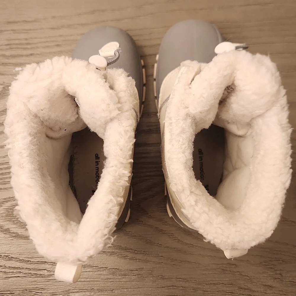 All In MotionKids' Skylar Waterproof Snow Boots - All In Motion™ Cream - Picture 5 of 7